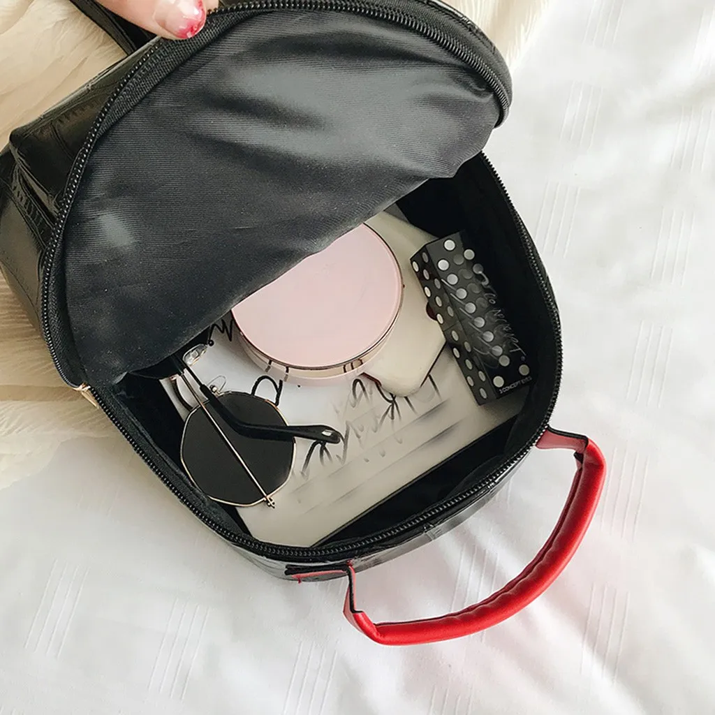Для женщин Дамская мода раза студент Crossbody сумка мессенджер Сумочка с короткими ручками через плечо сумки