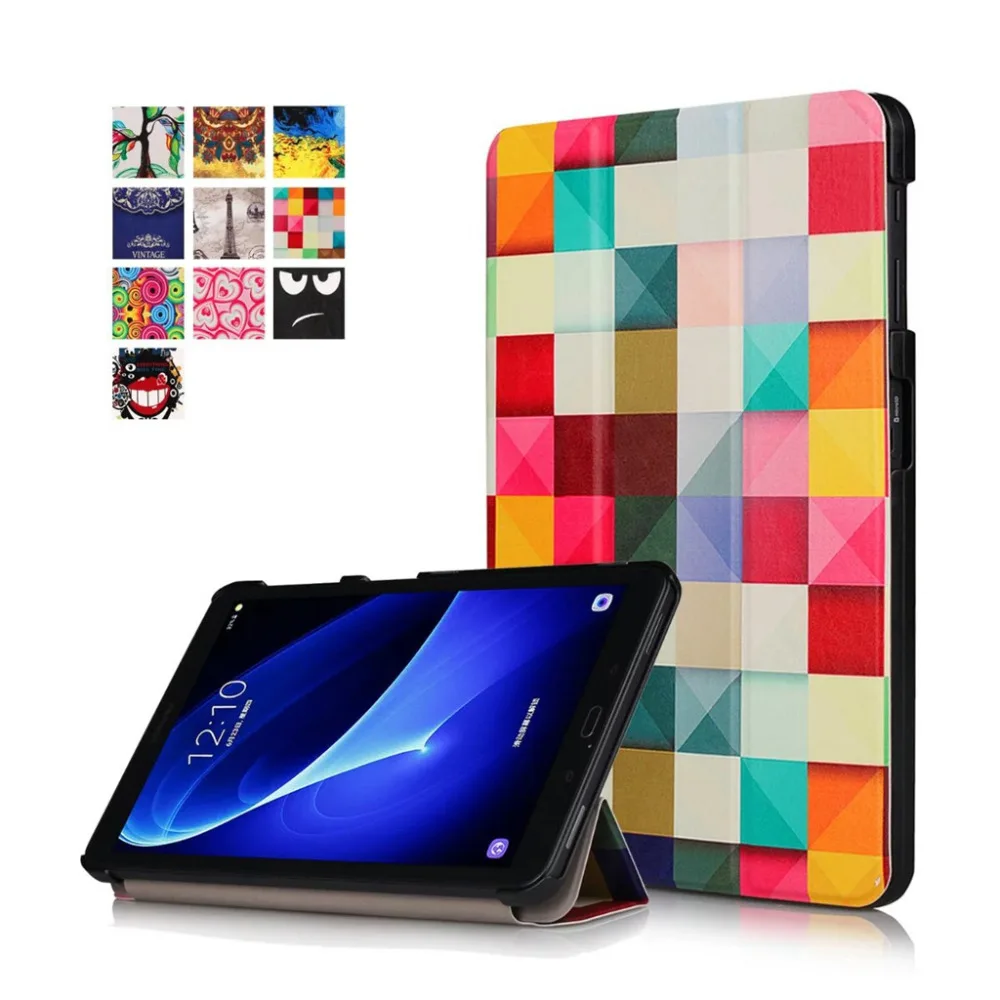 Модный защитный чехол подставка для планшета Samsung Galaxy Tab A 10 1 ''A6 T580N T585C с