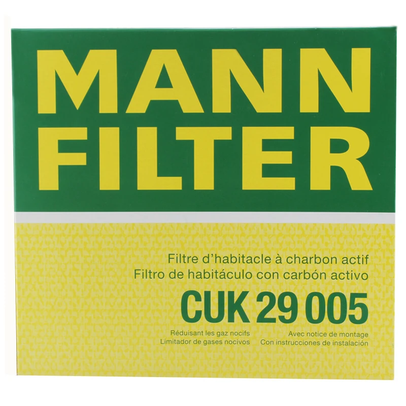MANNFILTER автомобиля салонный фильтр CUK29005 для Mercedes Benz E400 E550 E63 AMG GLK350 SL450 SL400 SL63 SLS авто
