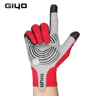 Велосипедные перчатки GIYO, гелевые с длинными пальцами для сенсорного экрана, для мужчин и женщин, для горных велосипедов, шоссейных велосипедов, гоночных