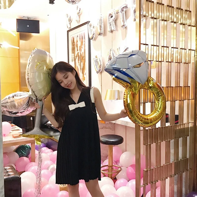 

1Pc Inflatable Crown Diamond Bottle Cup Foil Balloons for Wedding Birthday Valentine Party Decoration Anniversary Huge Balloon 8