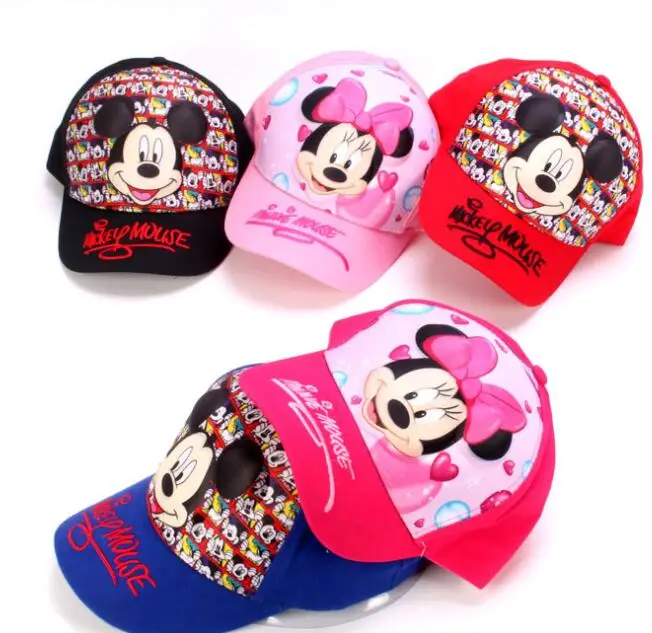 1 шт. модная шляпа от солнца с изображением Микки и Минни Повседневная