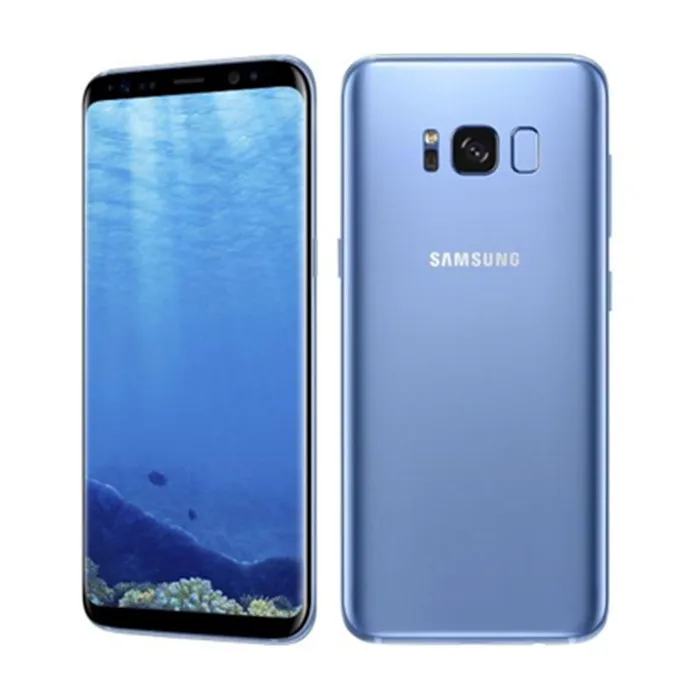 Разблокированный мобильный телефон samsung Galaxy S8 G950U, 4G LTE, Android, четыре ядра, 5,8 дюймов, 12 МП, отпечаток пальца, 4 Гб rom, 64 ГБ, 3000 мАч