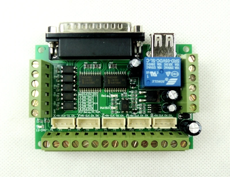 Высококачественная 5 осевая интерфейсная плата с ЧПУ секционная для шагового