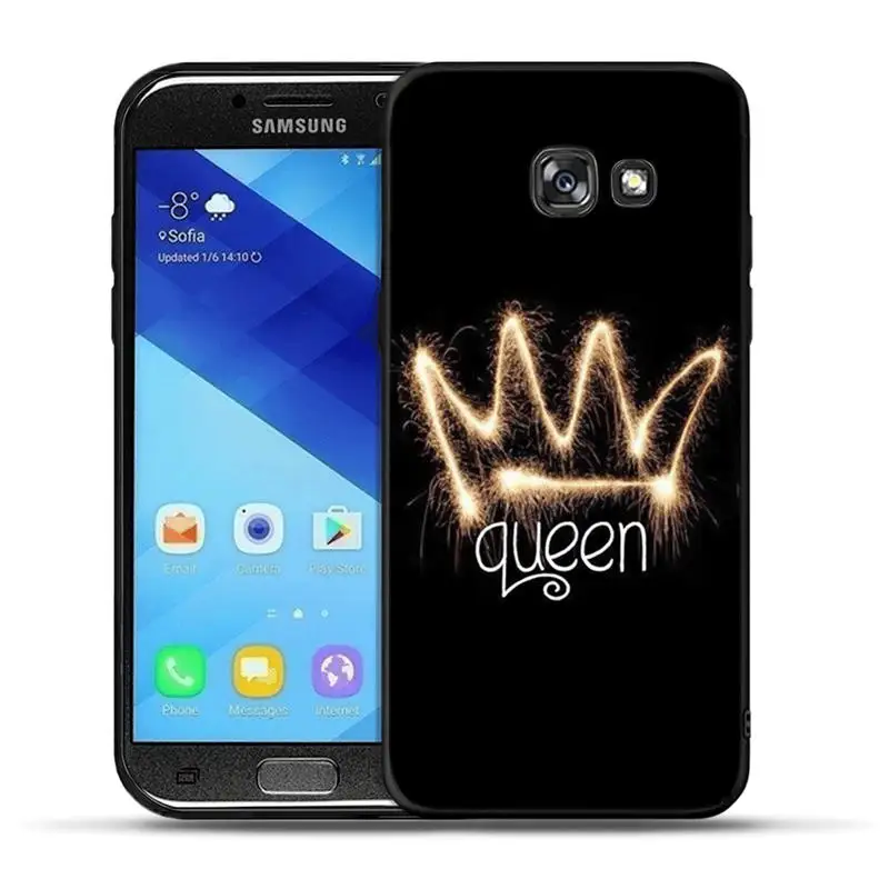 Звездное небо чехол для телефона Samsung Galaxy A30 A50 A3 A5 A6 A7 A8 2016 2017 плюс 2018 Мягкий