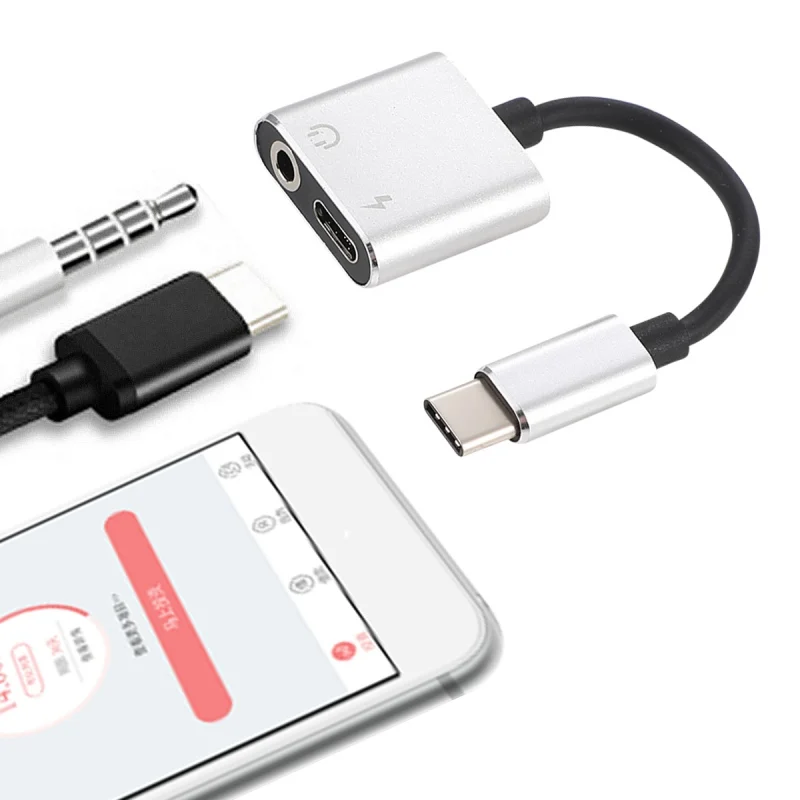 EDAL 2 в 1 Type-C аудио кабель к USB C и 3 5 мм разъем наушников адаптер для Moto сплиттер |