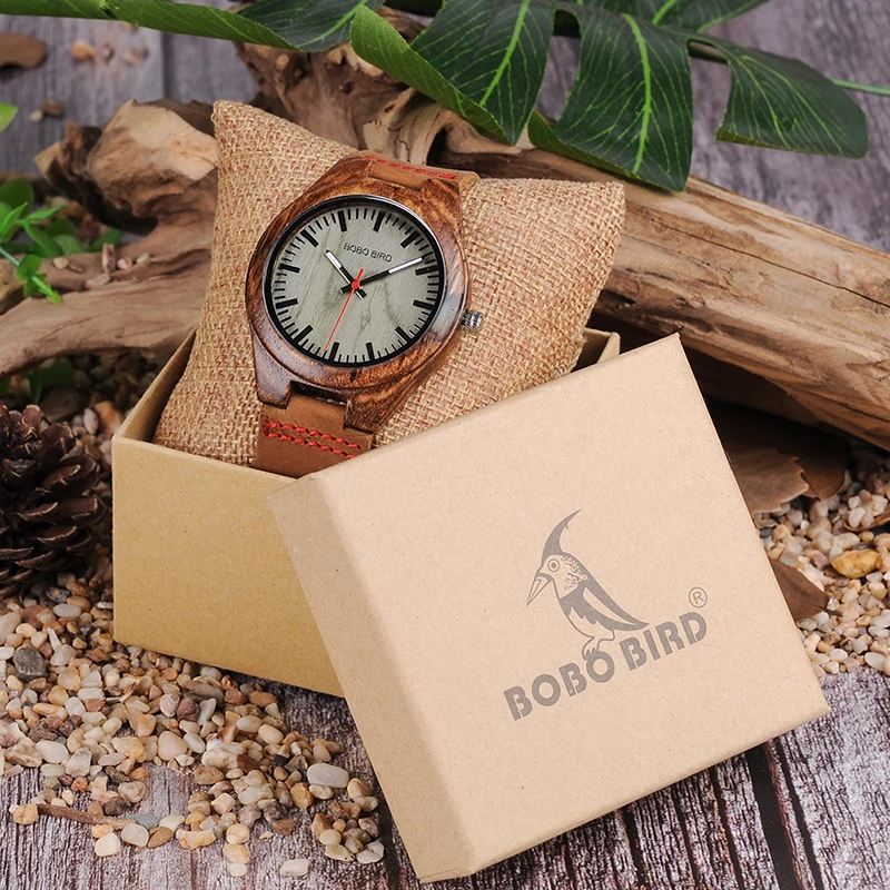 Мужские кварцевые часы BOBO BIRD Q05 уникальные наручные из дерева и смолы|Кварцевые