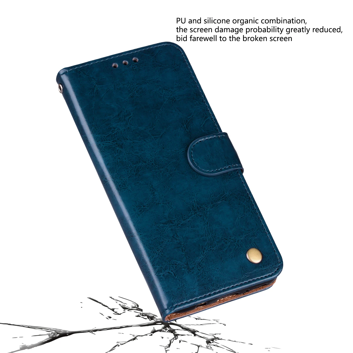 Кожаный чехол кошелек для Huawei P20 P10 P9 Lite Mini Nova 2i Honor 8C 8X 8 7X 6X 6A 5A Mate 20 Pro Y5 II Y6 GR5 2017