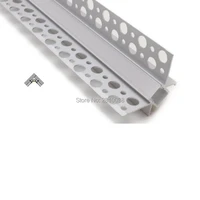50 x 2m setslot wall washer led aluminum profile light x shape aluminium led extrusion profile for wall corner lights