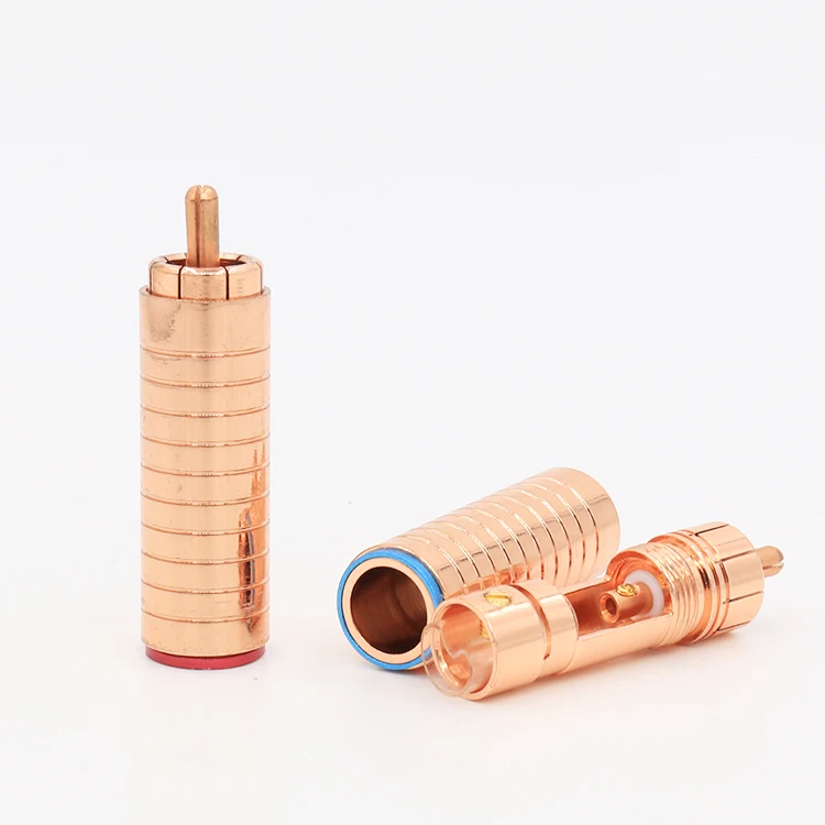 VR003 RCA разъем красный медный аудио видео адаптер разъемы для пайки|adapter plug|solder rca