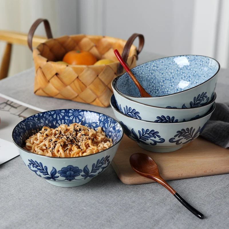 7-дюймовая обеденная чаша Цзиндэчжэнь керамическая фарфоровая зеркальная