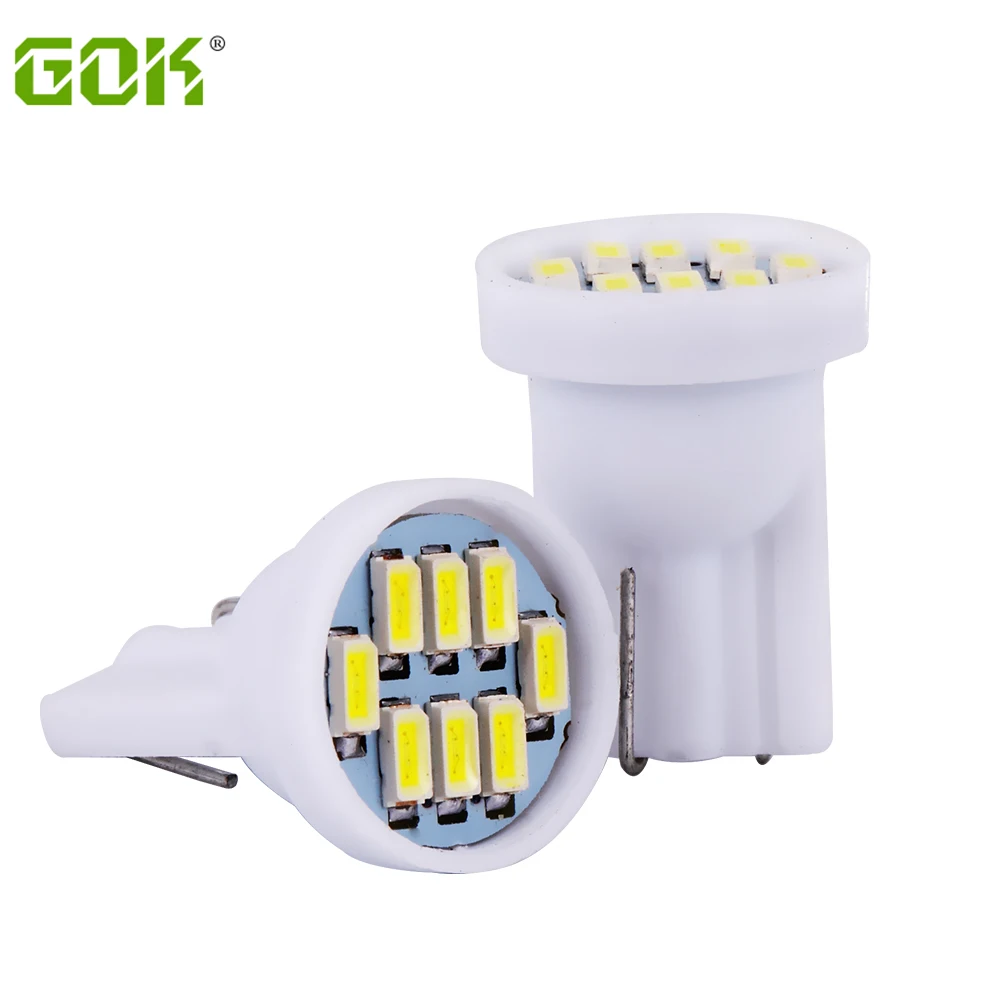 10 шт., Автомобильные светодиодные лампы T10 8smd W5w 8led Smd 3014