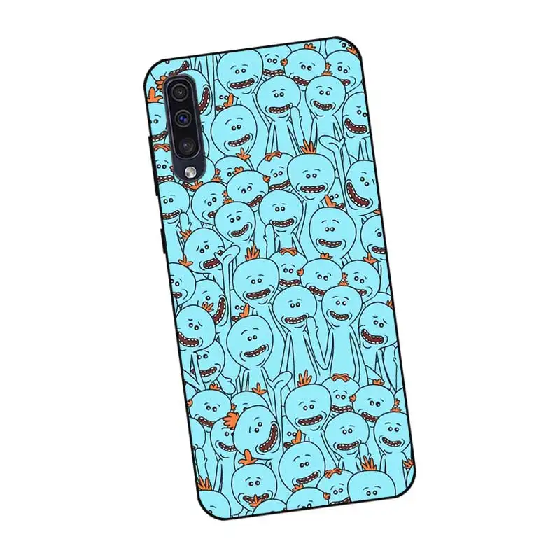 P184 Рик и Морти Cool Черный силиконовый чехол для samsung Galaxy A6 A7 A8 A9 A10 A30 A40 A50 A60 A70 A80 A90 5G