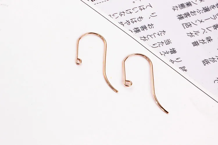 Ювелирные аксессуары ручной работы позолоченный цвет U-образный ушной крючок для