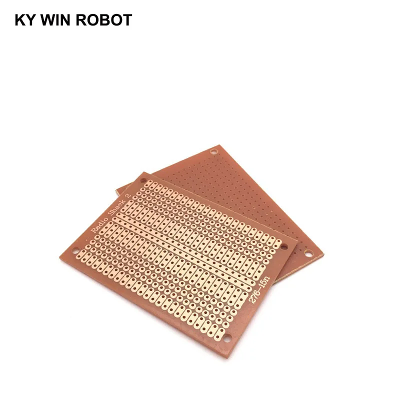 2 шт./лот DIY Прототип бумага PCB Универсальный Эксперимент Матрица платы два отверстия три подключенных отверстия одно отверстие 5x7 см