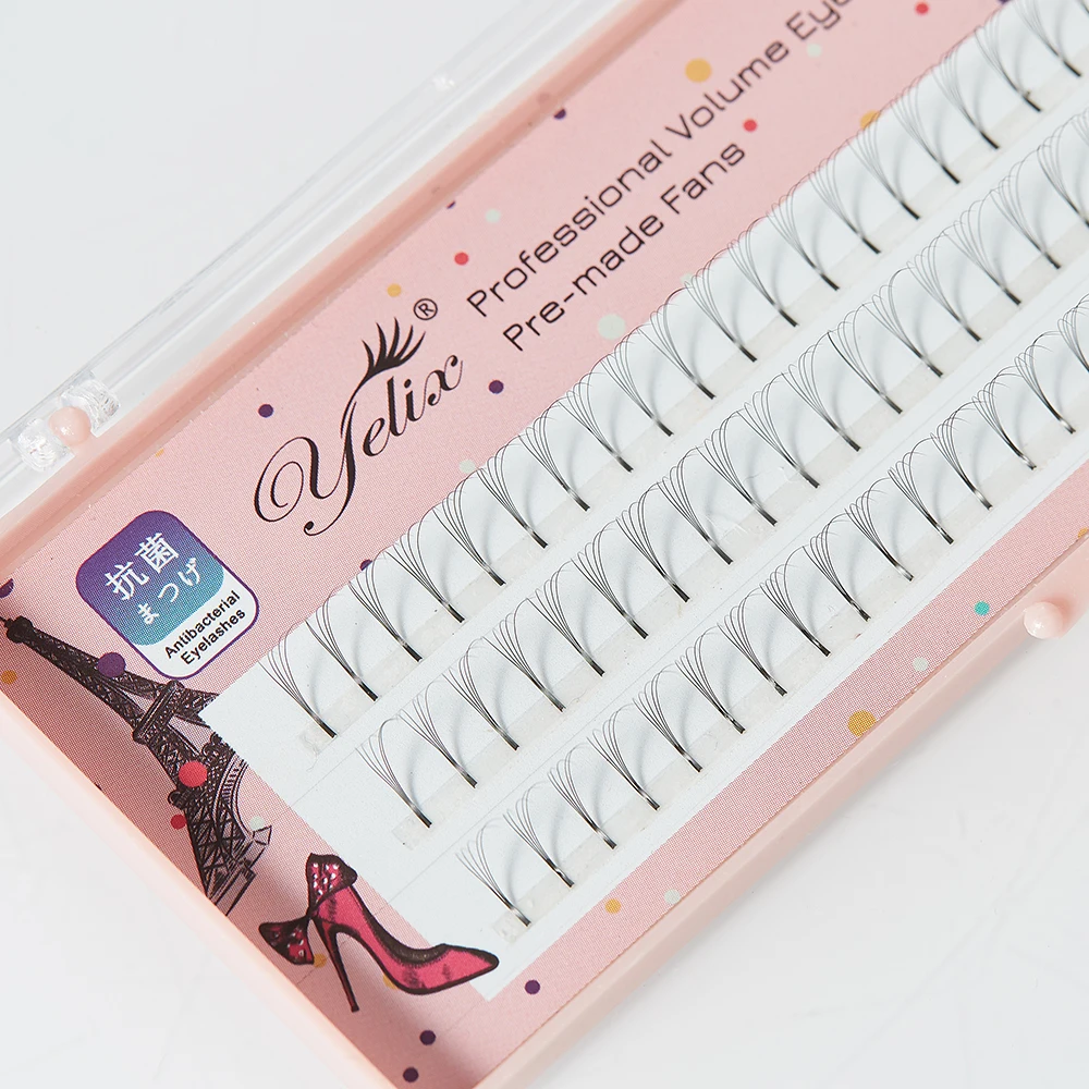 Ресницы для наращивания ресницы 5d объема C D curl Индивидуальные 60 пучков ресниц 0 07