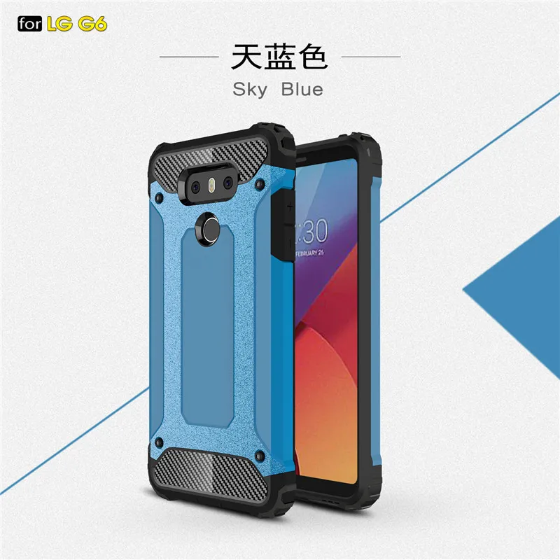Прочный Гибридный противоударный защитный чехол накладка для LG G7 G6 G5 K5 4 K7 K10 TPU + PC