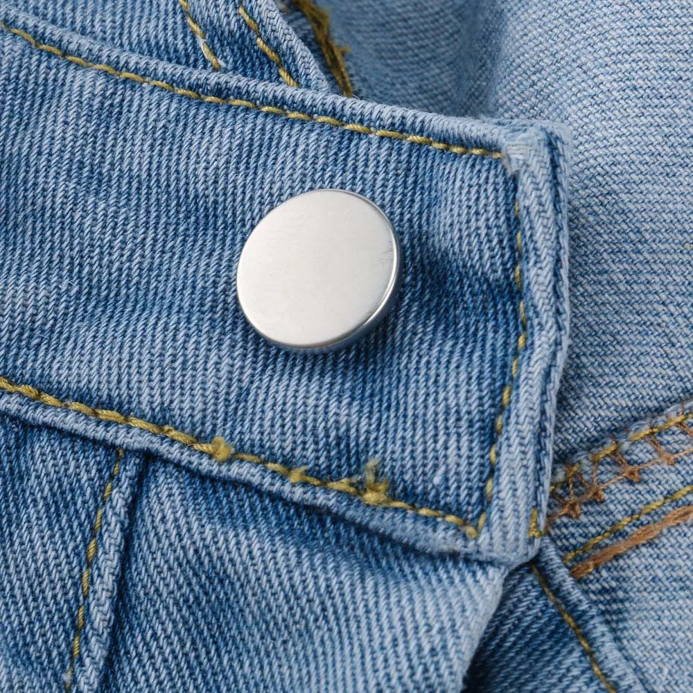 Новинка 2019 женский джинсовый комбинезон с дырками узкие штаны комбинезоны