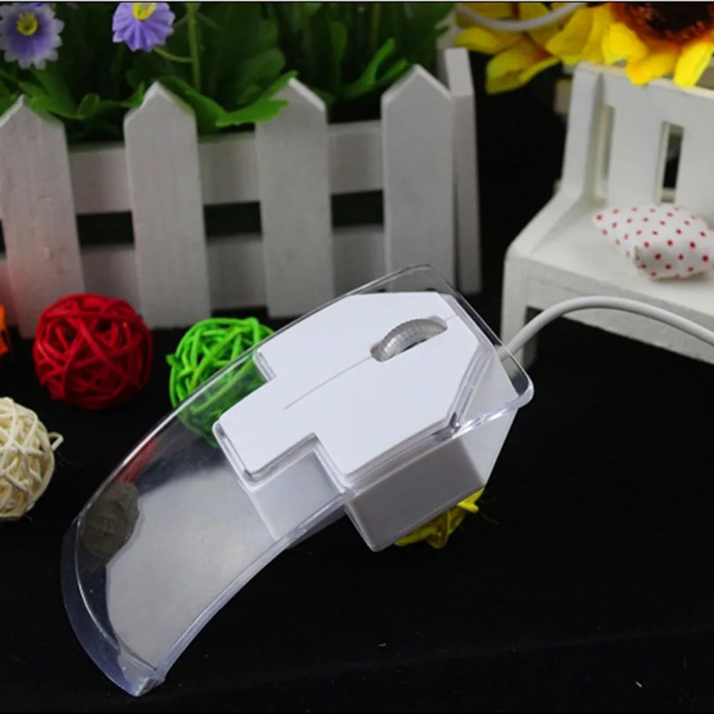 Проводная игровая мышь цветная светящаяся высокопроизводительная USB 3 кнопки 1600