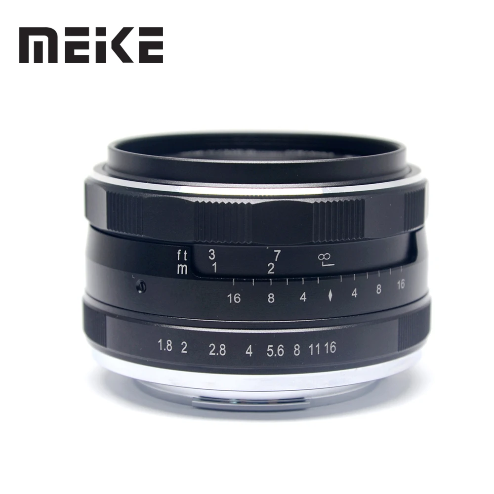 Meike 25 мм F1.8 Prime объектив APS-C широкоугольный руководство для sony E Mount/для M4/3 камер A7