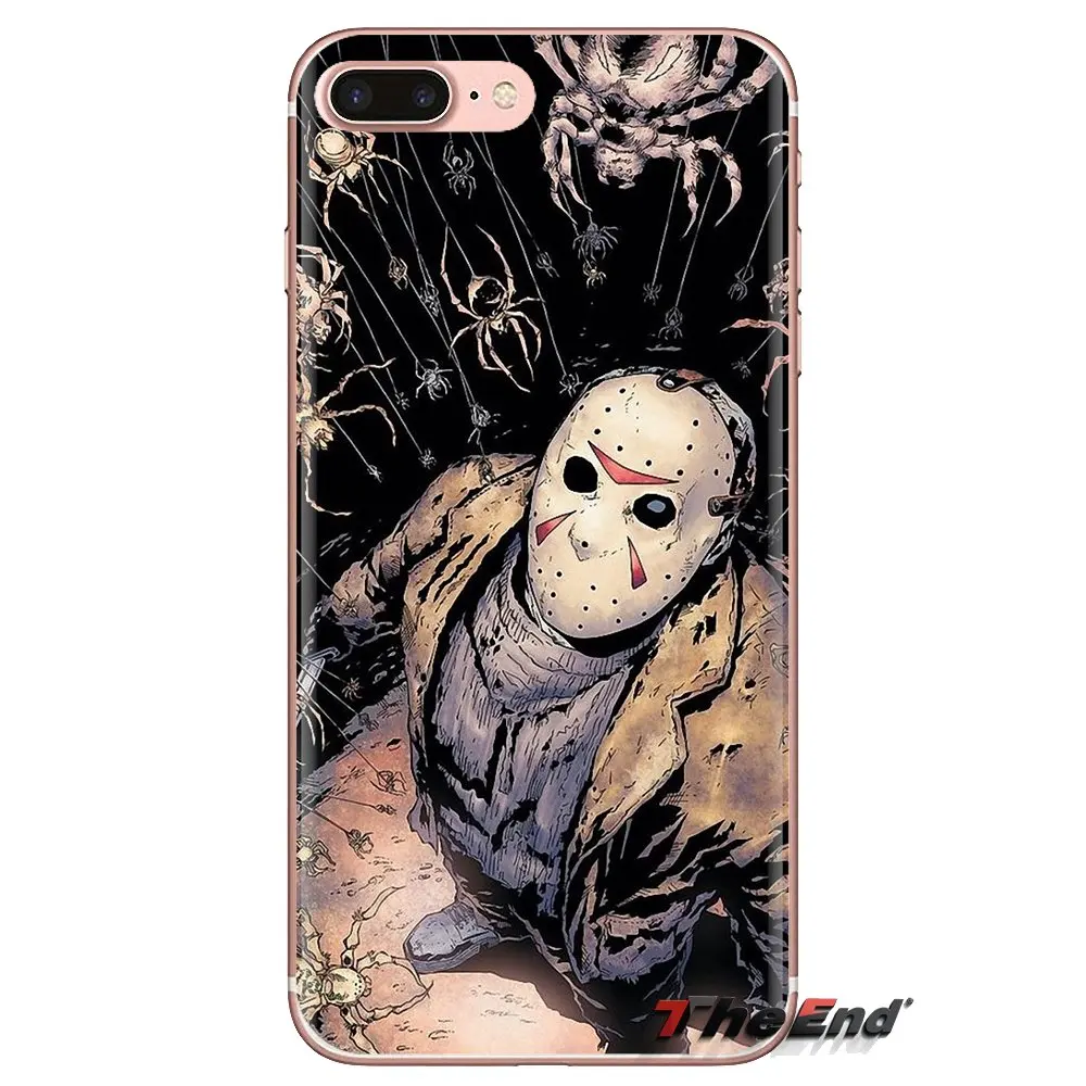 Для iPod Touch Apple iPhone 4 4s 5 5S SE 5C 6 S 7 8 X XR XS Plus MAX Джейсон Вурхиз пятница 13-я маска Чехол для