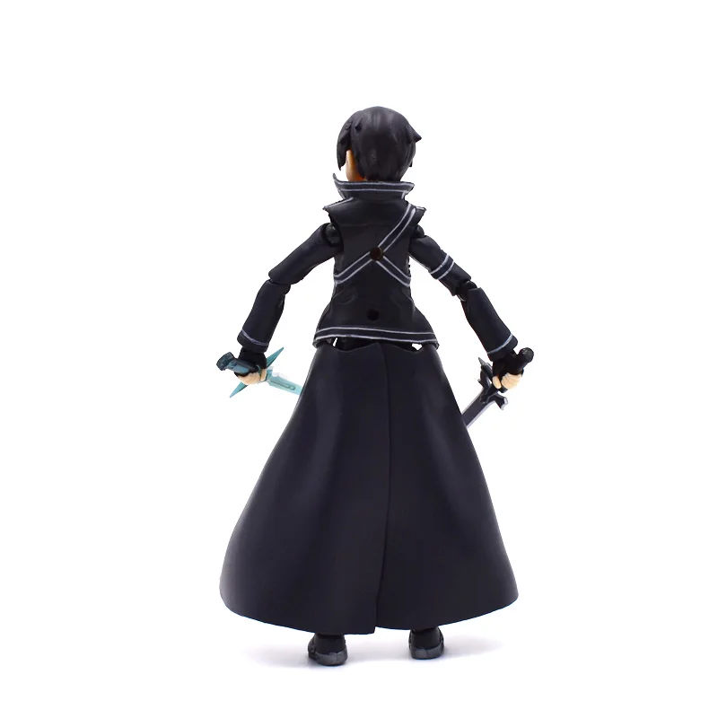 Аниме Меч Книги по искусству Интернет САО Kirito фигурку игрушки 15 см Kirigaya Kazuto Figma ПВХ фигурку Коллекционная модель игрушки 3 лицо