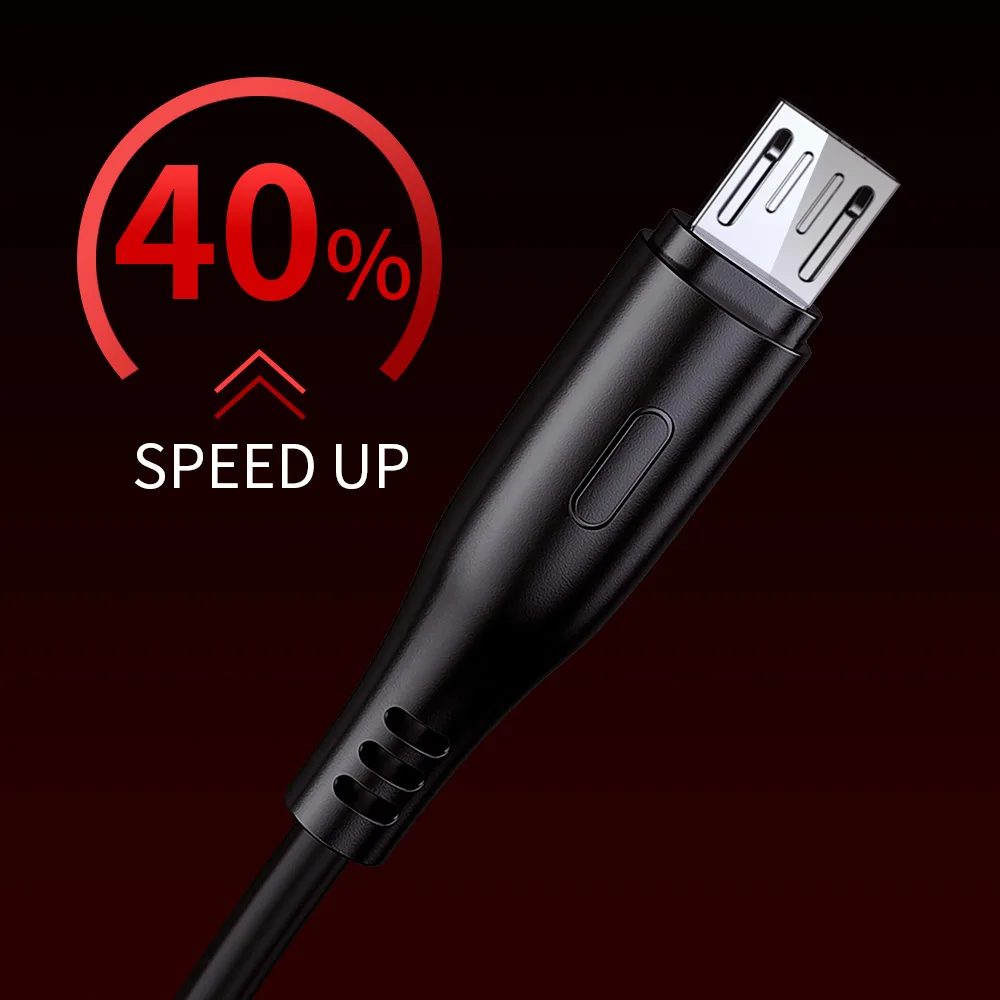USAMS 2A кабель Micro usb для быстрой зарядки 1 м Samsung Huawei Xiaom microusb Android мобильного телефона