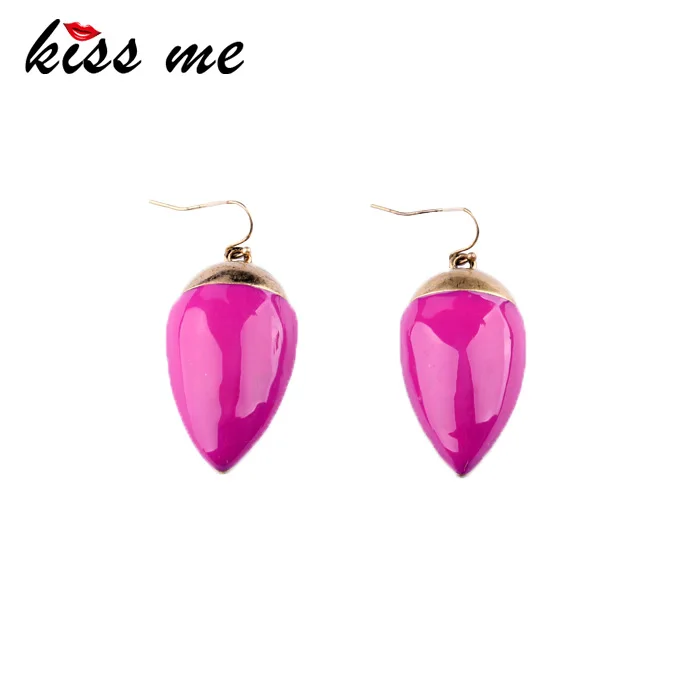 Новые стили модные ювелирные изделия KISS ME элегантные серьги в форме капли