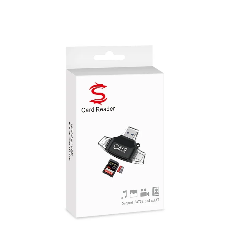 Совместимость SD USB Card Reader все в одном Камера комплект многоцелевой для Lightning Тип- C