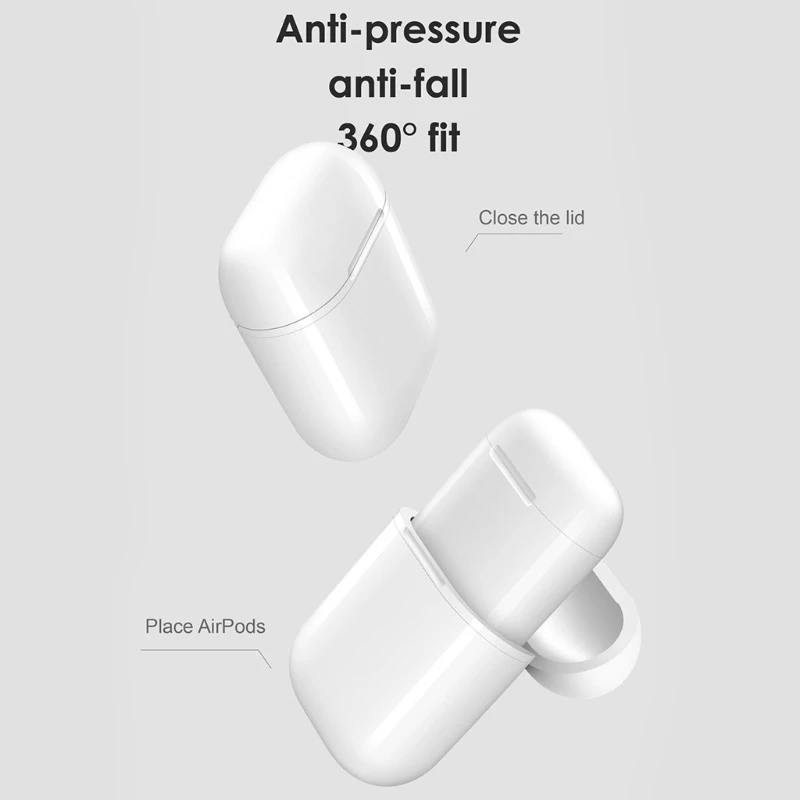 Беспроводное зарядное устройство Qi чехол для наушников Apple AirPods Bluetooth|Аксессуары