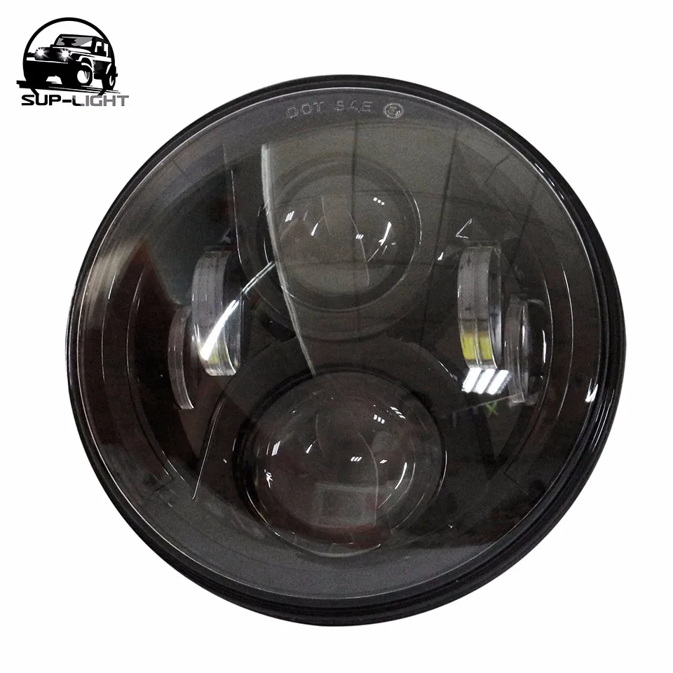 

led light motorcycle 65W 7 inch IP67 H4 LED headlight drl for honda cb400 cb1300