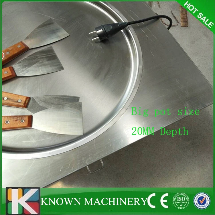 Высокие компрессоры R410A хладагент 110В/220В машина для жарки мороженого с верхним