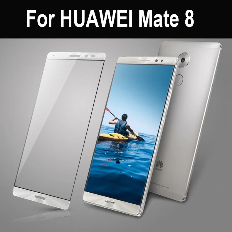 3D полное покрытие закаленное Стекло для Huawei Коврики 8 9 H полный охват Экран