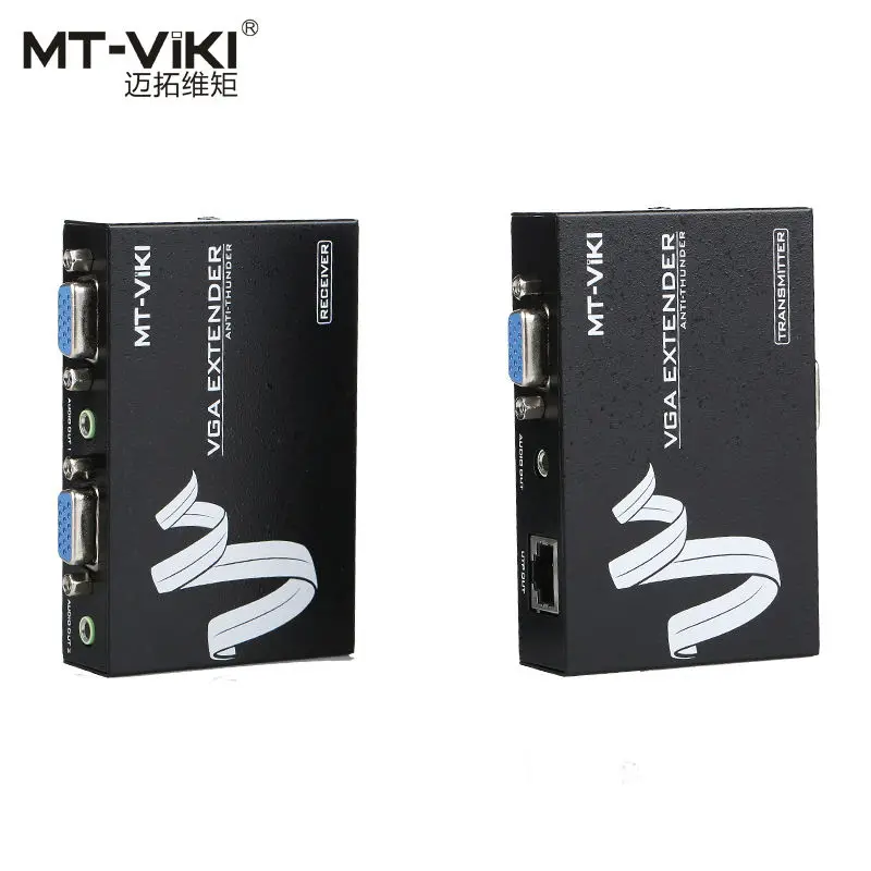 Eletryc 300 м HD VGA Видео Аудио Ретранслятор Extender над UTP RJ45 CAT 5e/6 Кабель LAN MT-Viki |