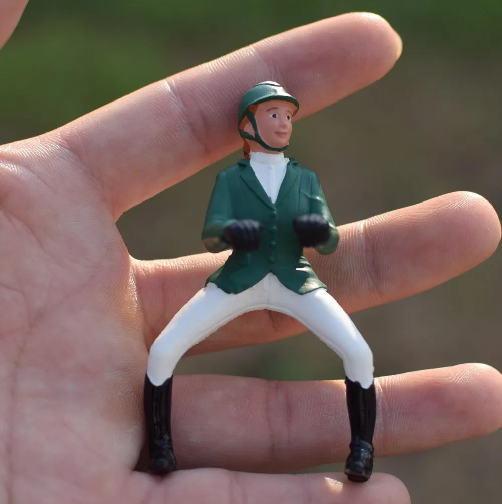 

pvc figure model woman rider toy