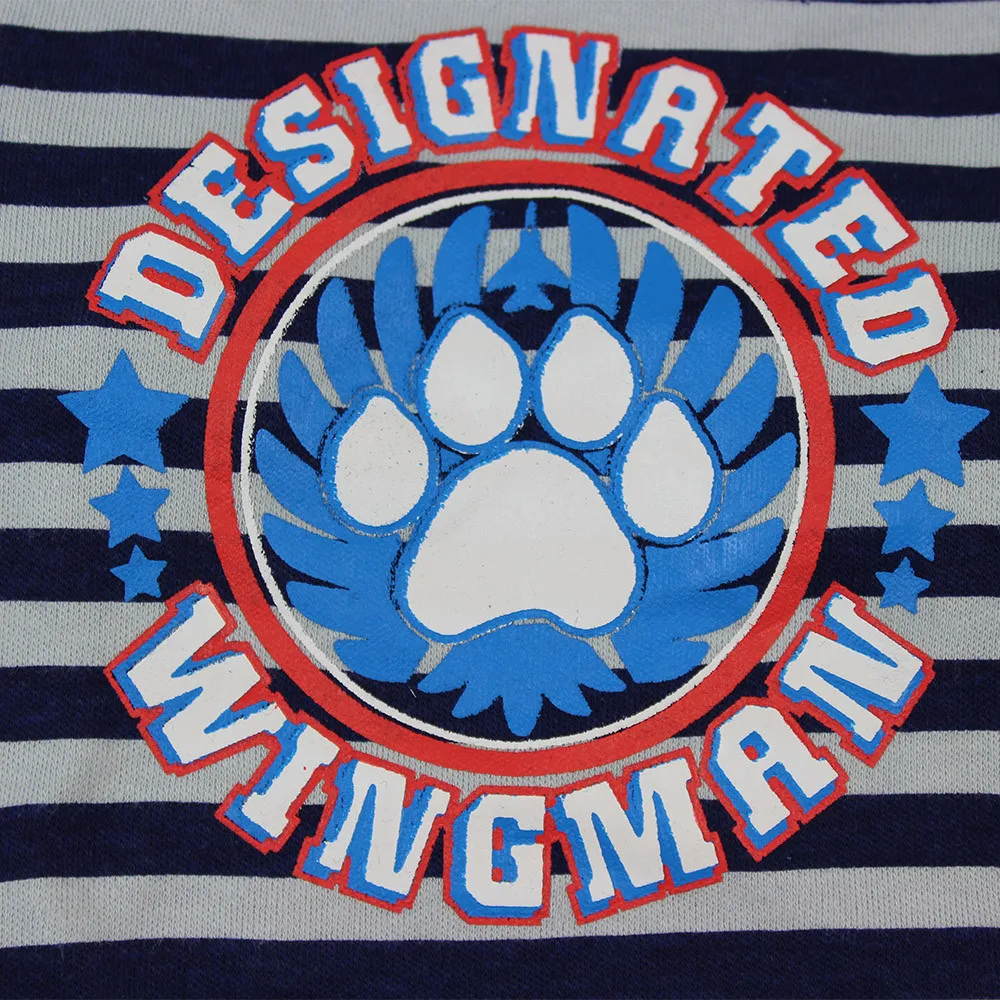 Transer Jersey Perro Dog Clothing Cotton Stripe T-Shirt Puppy Costume For Small Spring Clothes Dogs 18 Dec17 P40 | Дом и сад