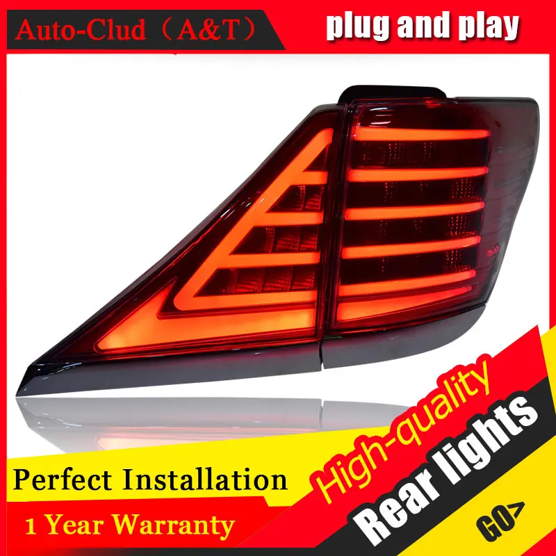 New LED Taillights Assembly For Toyota Alphard 2007-2013 Rear Lamp Brake Reverse Light Back Up DRL Car Tail lights | Автомобили и