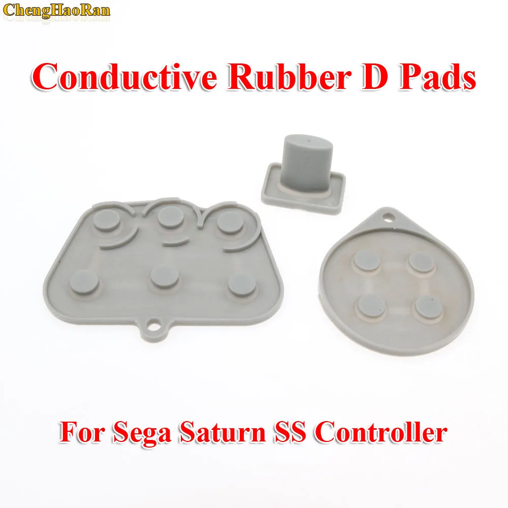 ChengHaoRan 2 - 10 sets Repair parts for Sega Saturn SS Controller Conductive Rubber Pad Button Start Key Pads | Электроника