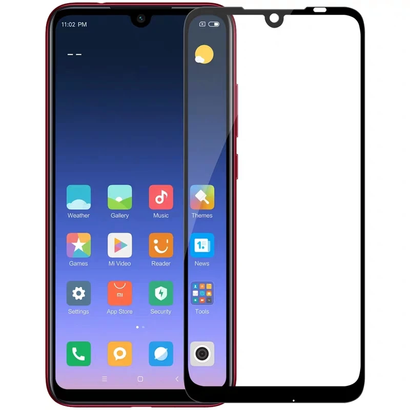 Стекло 2 шт./лот для Xiaomi Redmi Note 7 закаленное стекло Защита экрана с полным покрытием