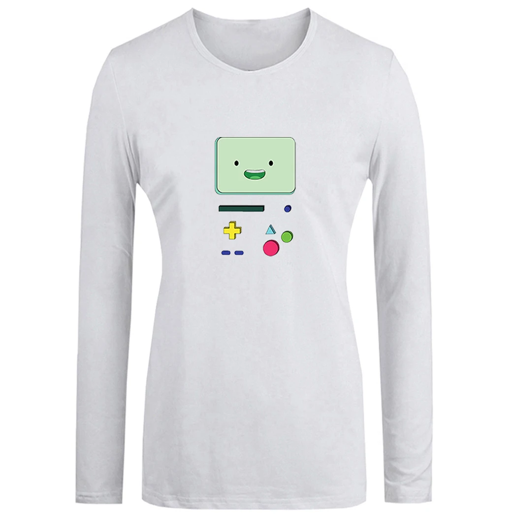 Футболка с графическим принтом для женщин jake Beemo BMO fin and Jake The Ice King серая