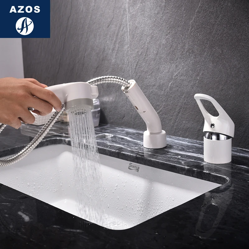 Azos выдвижной кран вращающийся смесительный клапан латунный ХРОМ переключатель