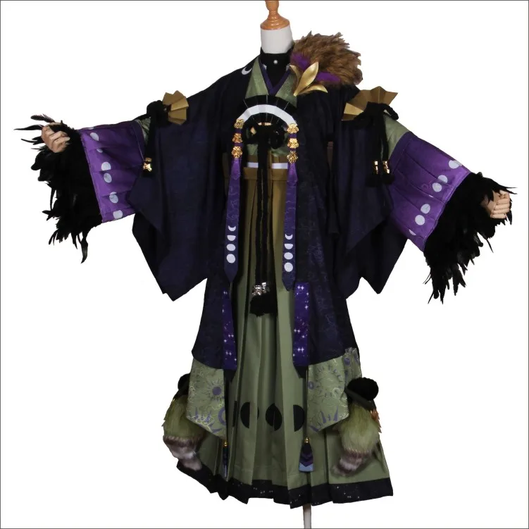 Новинка великолепное кимоно для косплея из игры Onmyoji демон лиса ночь очарование