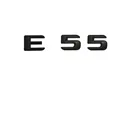 1 компл. Матовый Черный ABS Автомобильный багажник задний номер буквы слова значок эмблема наклейка для Mercedes-Benz E55 AMG