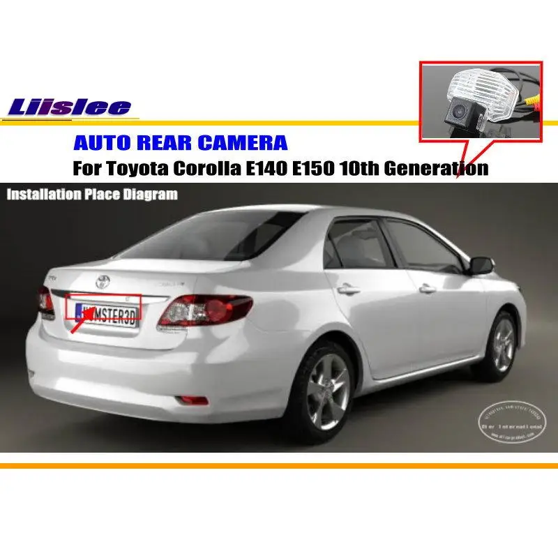 Автомобильная камера заднего вида для Toyota Corolla E140 E150 10th поколение парковочная