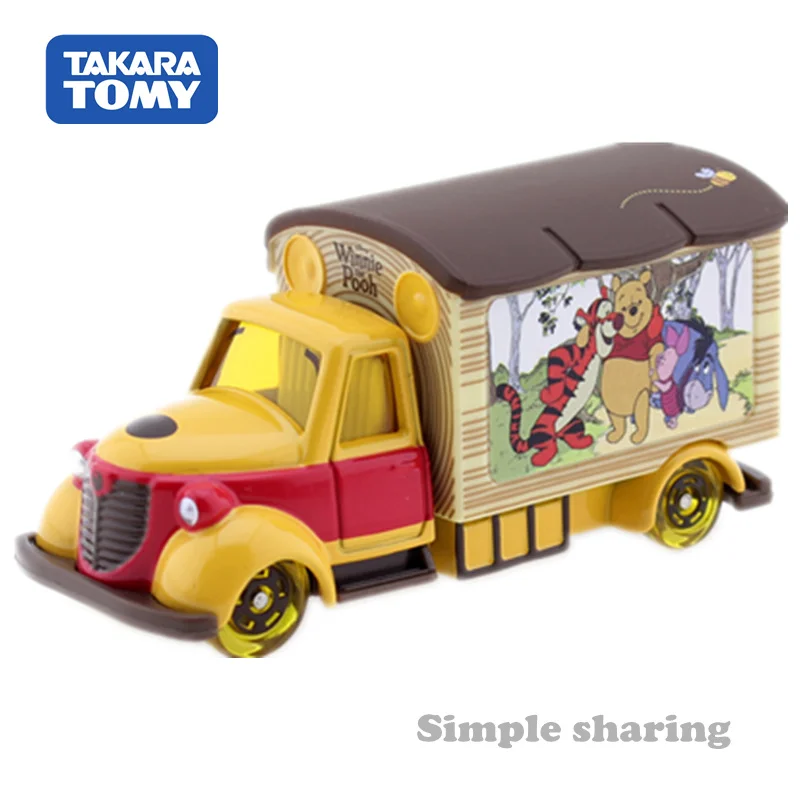 Takara Tomy Tomica Disney Motors Goody Carry Винни Пух литой металлический популярный миниатюрный