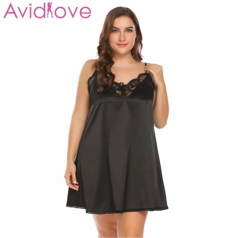 Avidlove женское сексуальное нижнее белье Babydoll Эротическое XL 5XlL кружевное платье