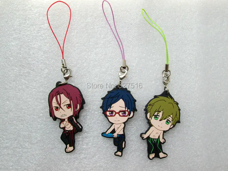 4 шт./компл. аниме бесплатно! Iwatobi плавать клуб Haruka Nanase Тачибана Макото Рин масуока