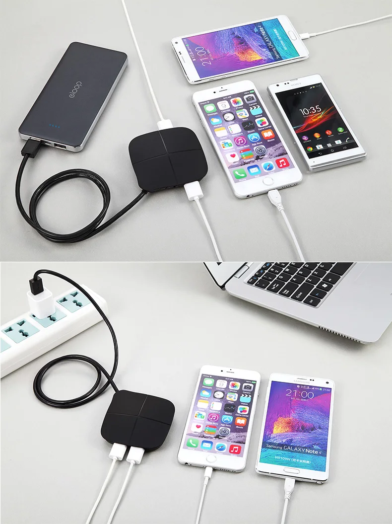 7 USB разветвитель 3,0 2,0 концентратор Высокоскоростной расширитель 80 см Мульти интерфейс концентратор для ноутбука Настольный 3 usb3.0 4 usb2.0 конвертер адаптер