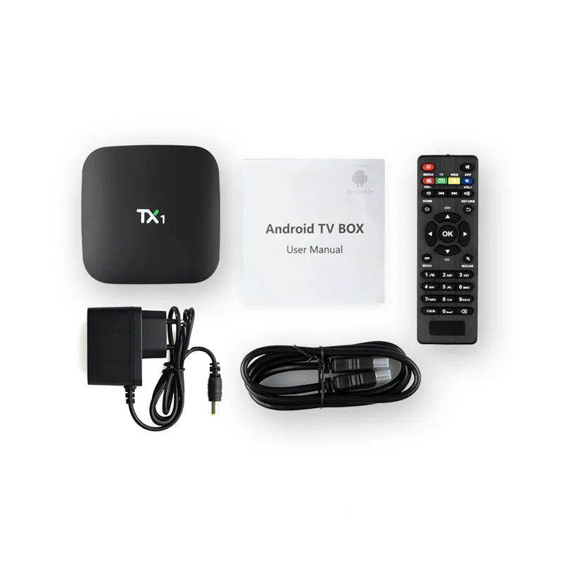 TX1 Android 4.4 ТВ коробка S805 quad core 1 г Оперативная память 8 Встроенная Wi Fi 4 К Smart коробка|tv