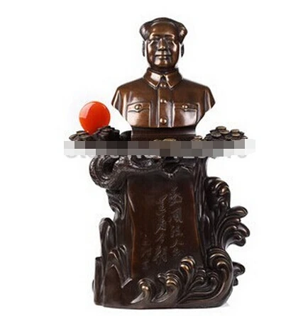 WBY 328 + Медь шерсть бронзовая статуя председателя украшения дома ремесел|wool rib|wool